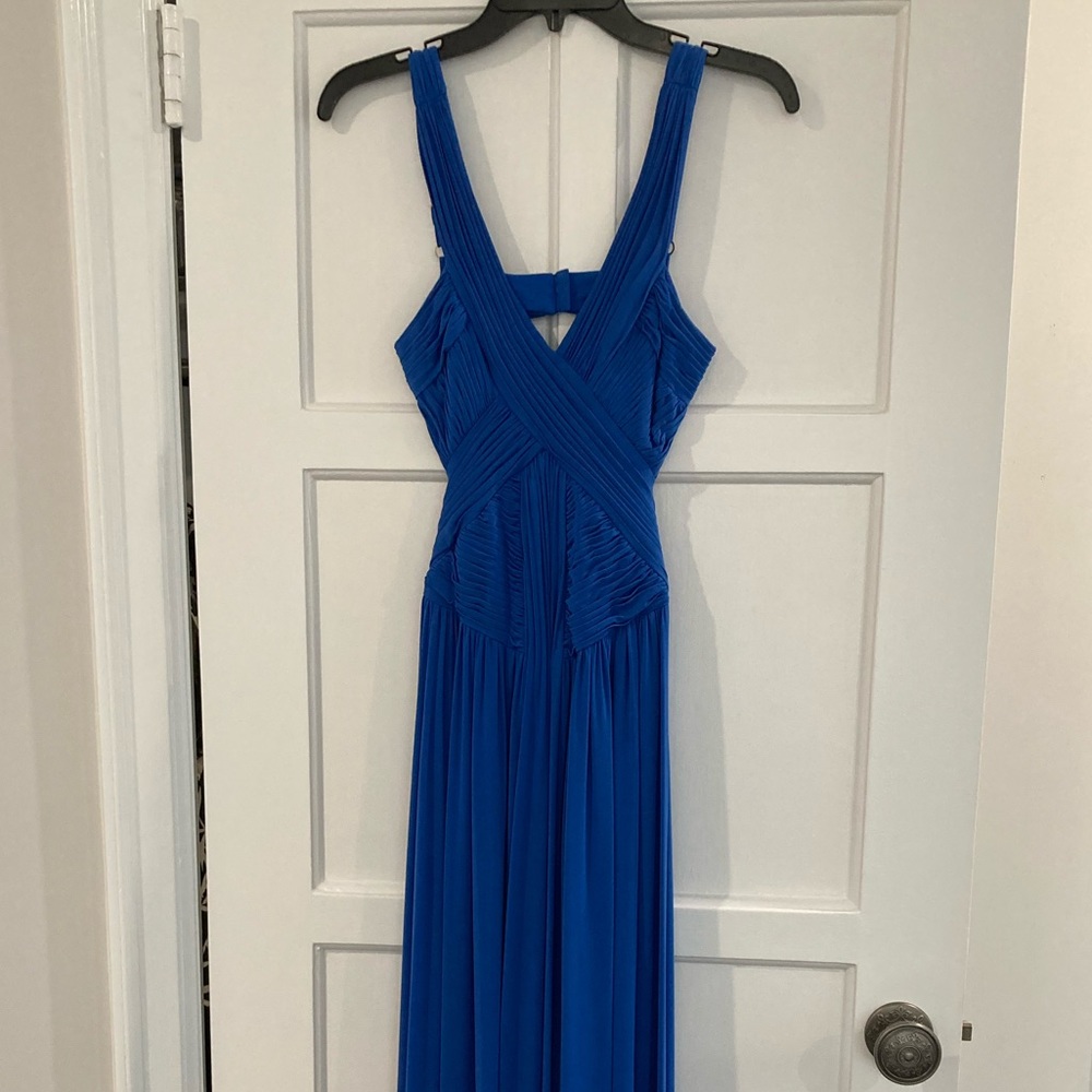 BCBG Maxazria Blue Evening Gown Sz 2